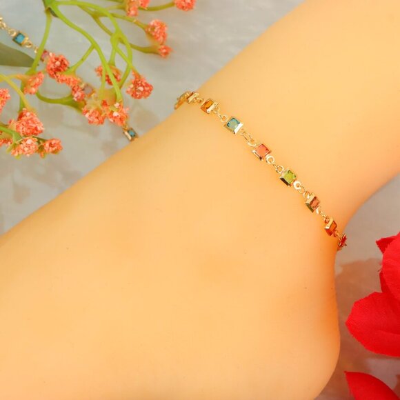 "New Beautiful Design Anklet for Women/Girls, Gift, A524 - Picture 3 of 10